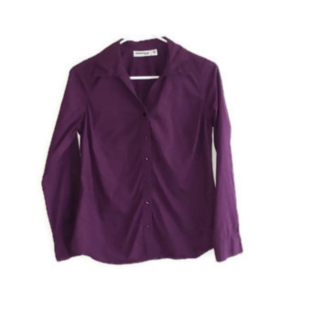 St. John's Bay shirt small purple long sleeve